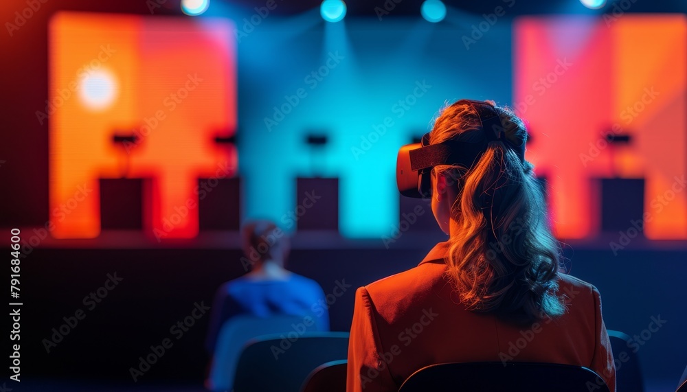 Incorporate a virtual reality experience where the audience can visualize concepts as you discuss them