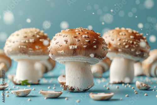 Nutrient-Rich Ingredients, Cut Mushrooms for Healthy Meals