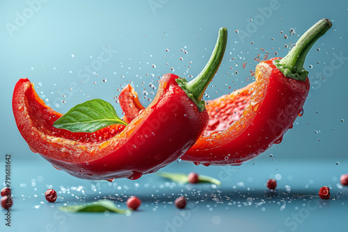 Freshly Cut Red Pepper for Stuffed Recipes