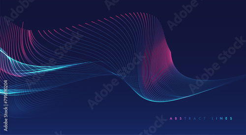 Abstract colored dynamic waves.