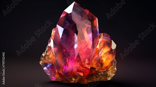 Colorful Sharp Crystal Gemstone or Minerals