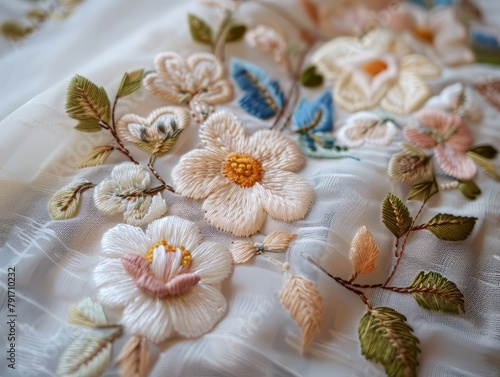 flower thread embroidery 