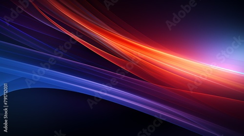a colorful lines on a black background