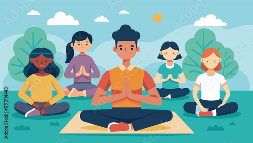 During a class focused on integrating mindfulness into martial arts students partake in activities such as deep breathing exercises and