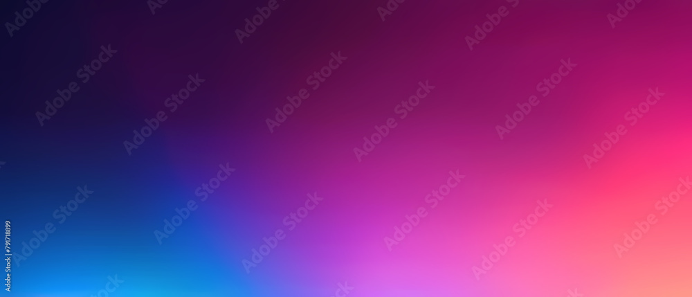 Fototapeta premium Ultrawide Colorful Deep Pink To Dark Blue Simple Texture Gradient Background