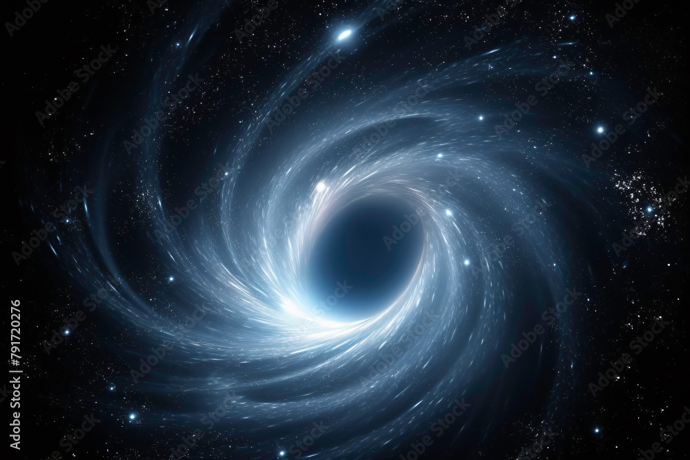 a spiraling light in space a spiraling light in space