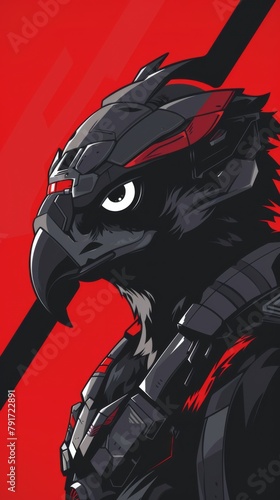A beautiful graphic of the mighty eagle for background wallpaper