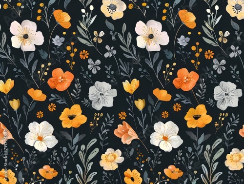 Wallpaper Mural Bunch of sunflowers in a dark background  Torontodigital.ca