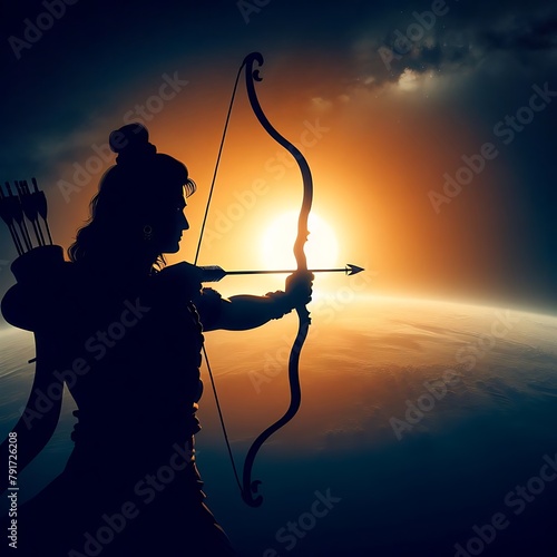 Lord Rama the Warrior photo