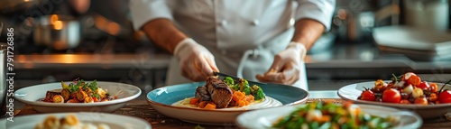 Chef arranges Farm to table dining at an elite yacht club, where locally sourced ingredients are turned into exquisite meals aboard luxury boats photo