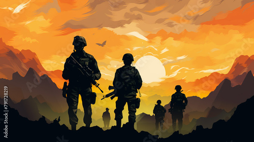 indian army day vector illustration photo