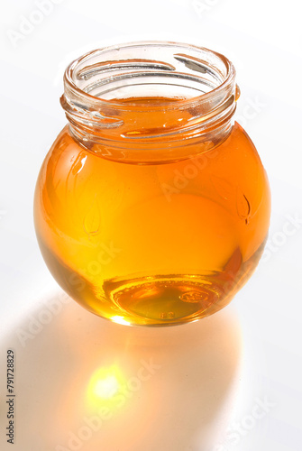 Honigglas, Honig, Lebensmittel, Bienen, Glas, © Kossmann / Plutat