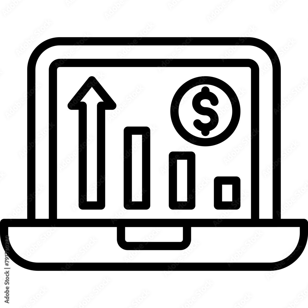 Business Growth Icon Business Growth Icon