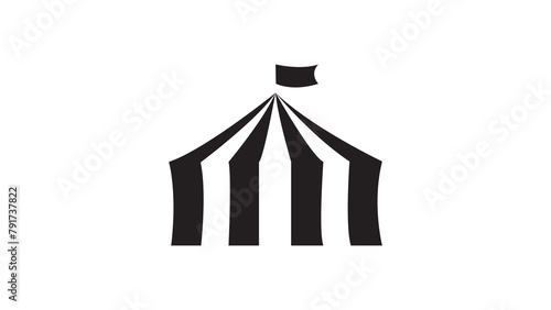 Circus tent icon © Usman