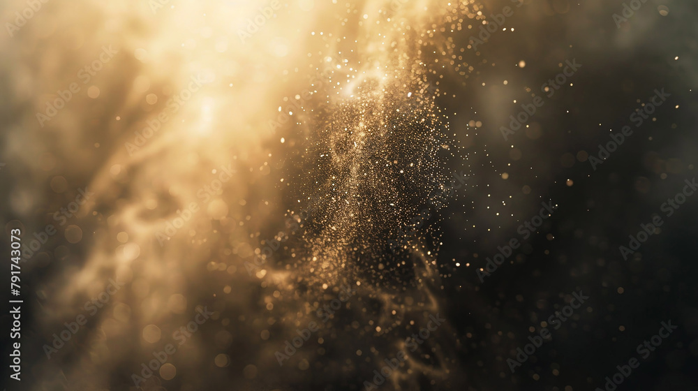 Dust particles in the air