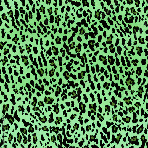 Leopard pattern design, illustration background Animal skin texture.