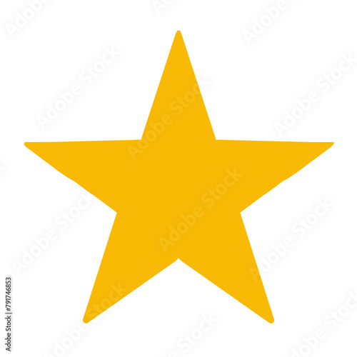 Golden star icon