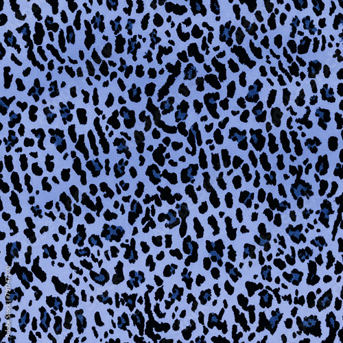Leopard pattern design  illustration background Animal skin texture.