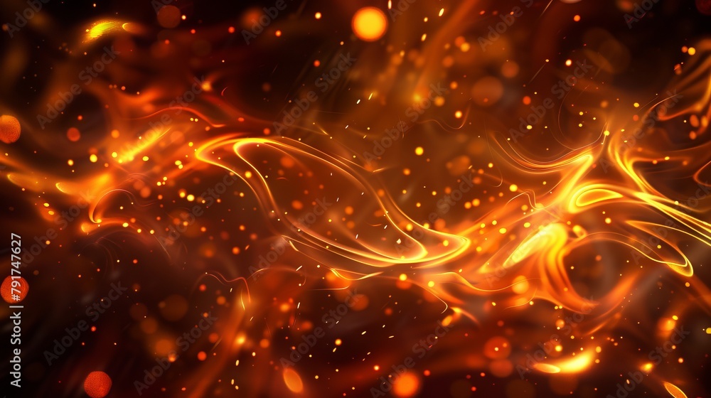 Fire background with a black background. Fire background with a black background.