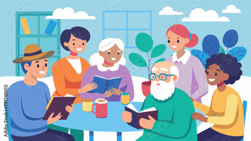 At a nearby retirement home volunteers spent the day playing games reading to residents and chatting with them. The seniors were grateful for