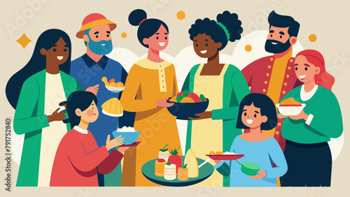 A communitywide event that celebrates diversity as neighbors share dishes from their cultural backgrounds and learn about one anothers