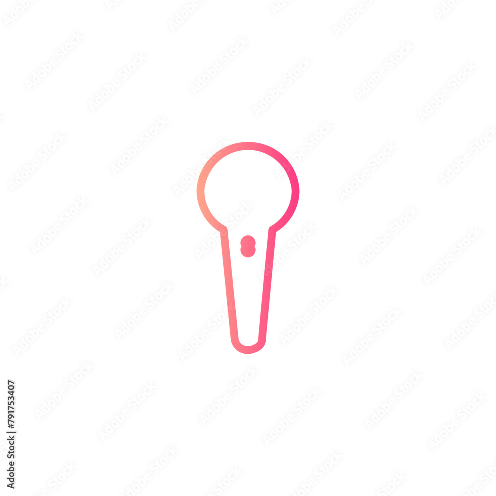 microphone gradient icon microphone gradient icon