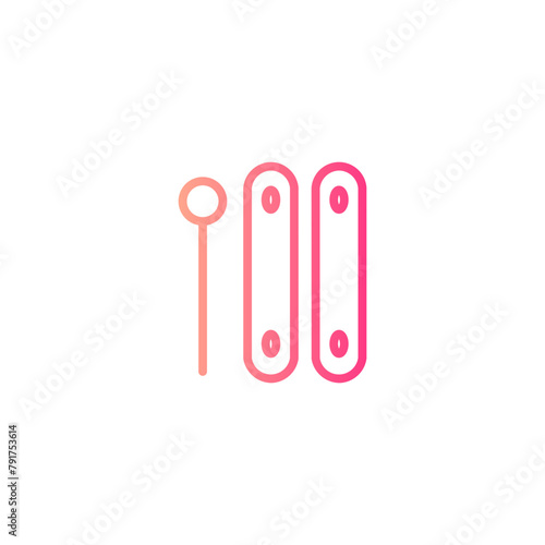 xylophone gradient icon