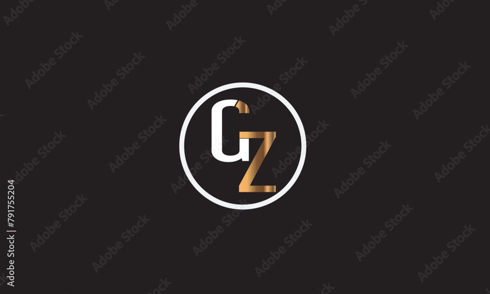 GZ, ZG , Z , G , Abstract Letters Logo Monogram GZ, ZG , Z , G , Abstract Letters Logo Monogram