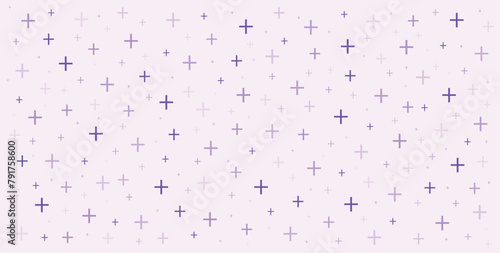 Medical cross and plus addition background. Hospital and pharmacy abstract seamless background.
