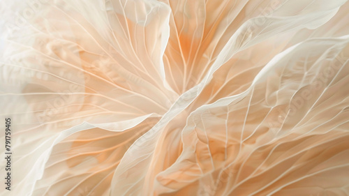 Petals structure, floral background with veins and cells, light pastel colors. Macro. © Maryna