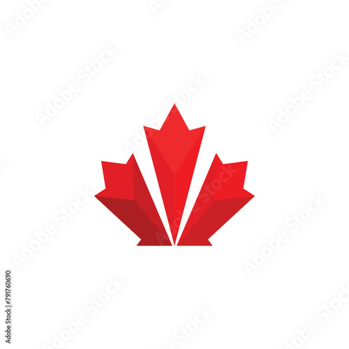 canadian maple leaf logo template