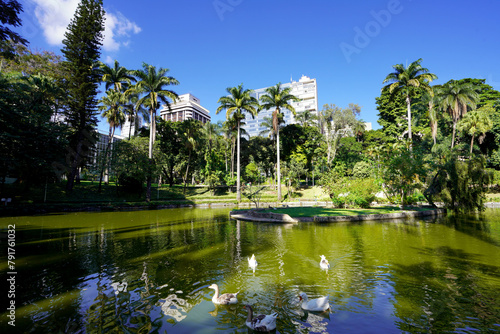 Municipal Parque Americo Renne Giannetti, a city park in Belo Horizonte, Minas Gerais, Brazil