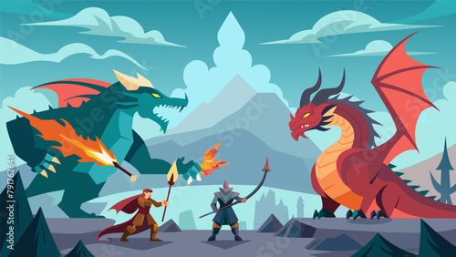 A fantasy world is brought to life through epic battles between dragons and warriors trained in mystical martial arts.