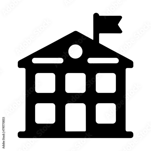 "Military Barrack Icon: Represents An Army Barrack As A Foundational Icon Of Military Camps, Highlighting The Vector Architecture Where Soldiers' Duties Begin."