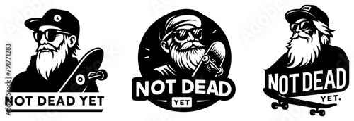 Senior Skateboarders - Not Dead Yet - Vector Illustrations

 photo