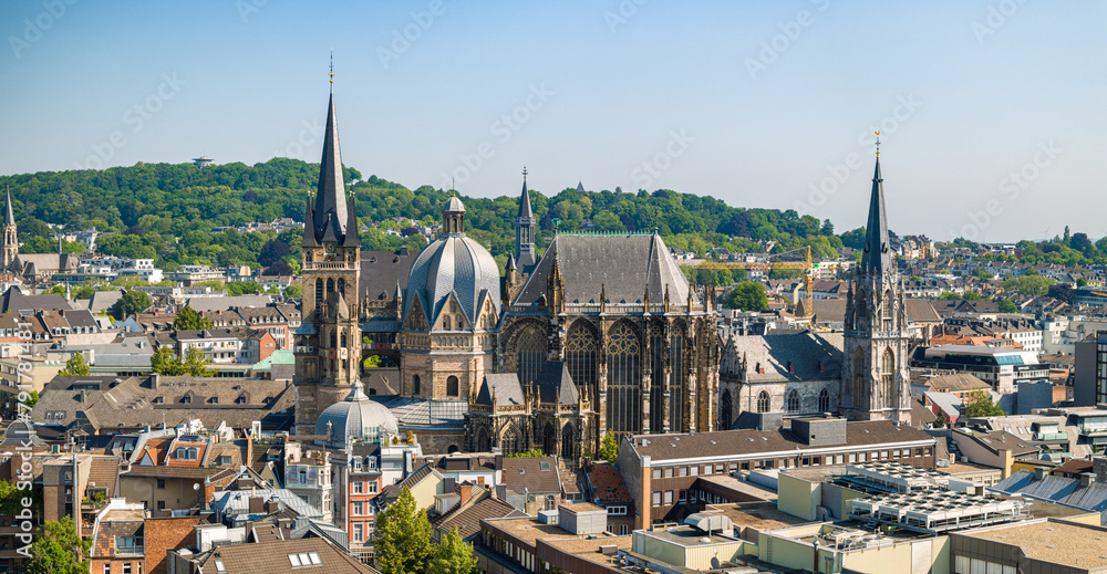 Fototapeta premium Aachen during Summer