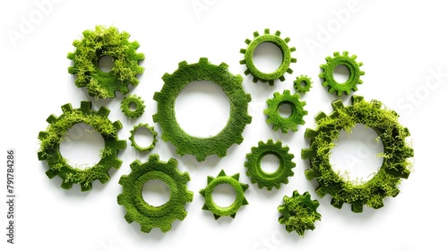 Grass Gear Kinetic Sculpture: A Vision of Renewable Concepts in Eco-friendly Design photo