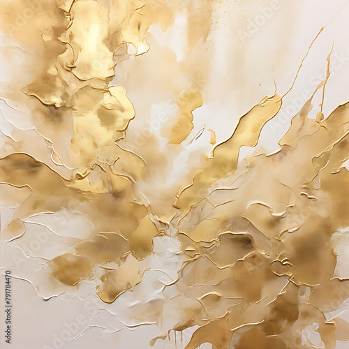Abstract watercolour gold background
