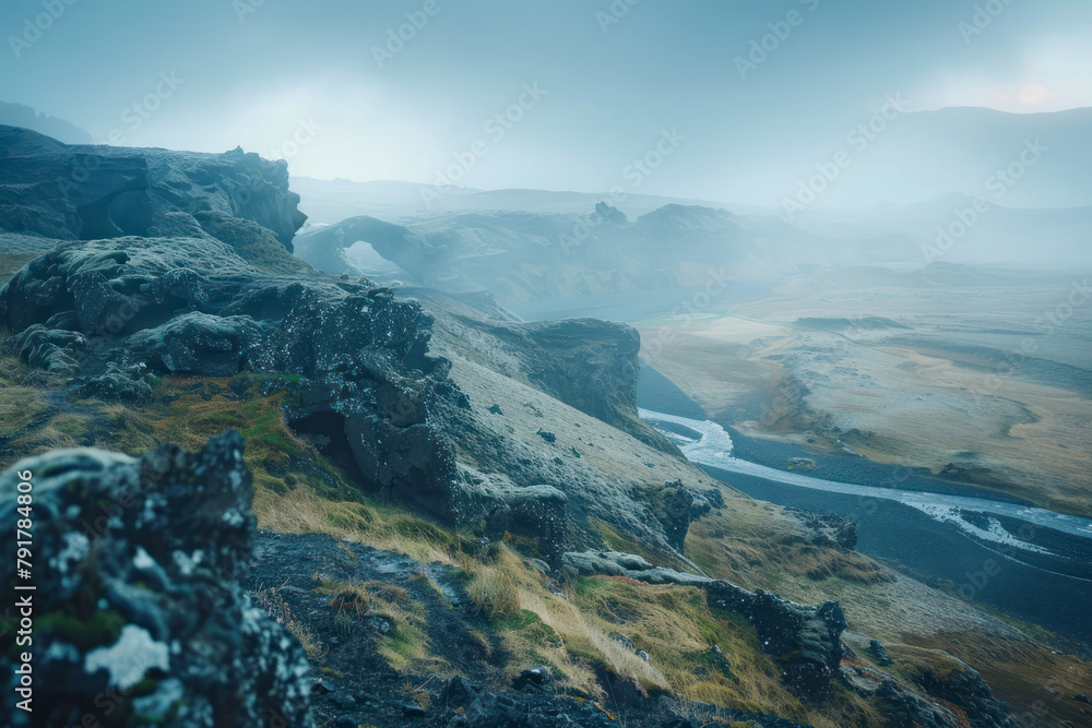 Amazing Iceland nature seascape. Popular tourist attraction.