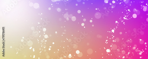 Fantastic blurred bokeh background in pastel colors with circles