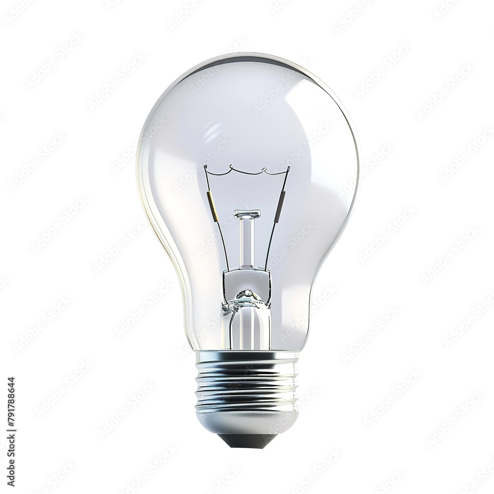 Amazing Lightbulb Isolated On White Background Amazing Lightbulb Isolated On White Background