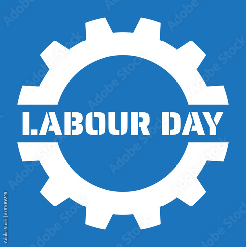 International Labour Day - Workers' Day icon design for May 1, also known as Mayday.