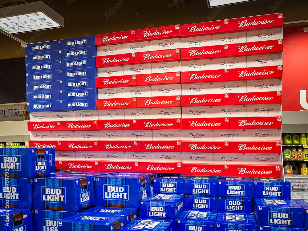 budweiser 4th of july banner