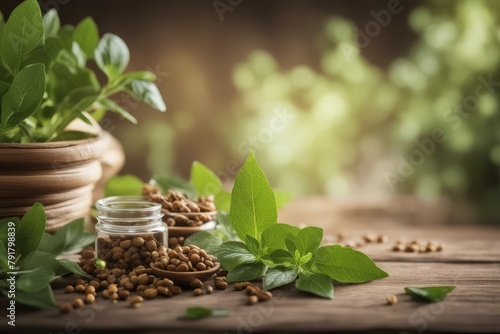 'natural remedy herbal medicine wooden table background homeopathy mixture sage ampoule alternative board bottle bouquet bunch essence essential oil flower fresh glasses hanging harvesting healing'