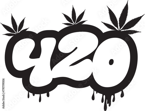 420 Cannabis SVG Cut File for Cricut and Silhouette, EPS Vector, PNG , JPEG , Zip Folder