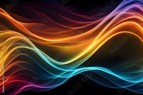 colorful flow waves abstract background design, backgrounds 
