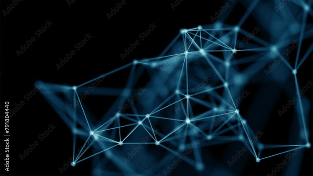 Abstract Bright neon sign greeting card, banner, signboard technology artificial intelligence glowing neon grow Lines Moving Fast Animation Art Concept