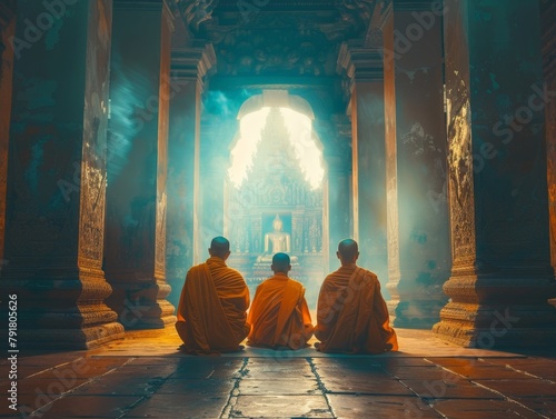 Monks Chanting Sutras