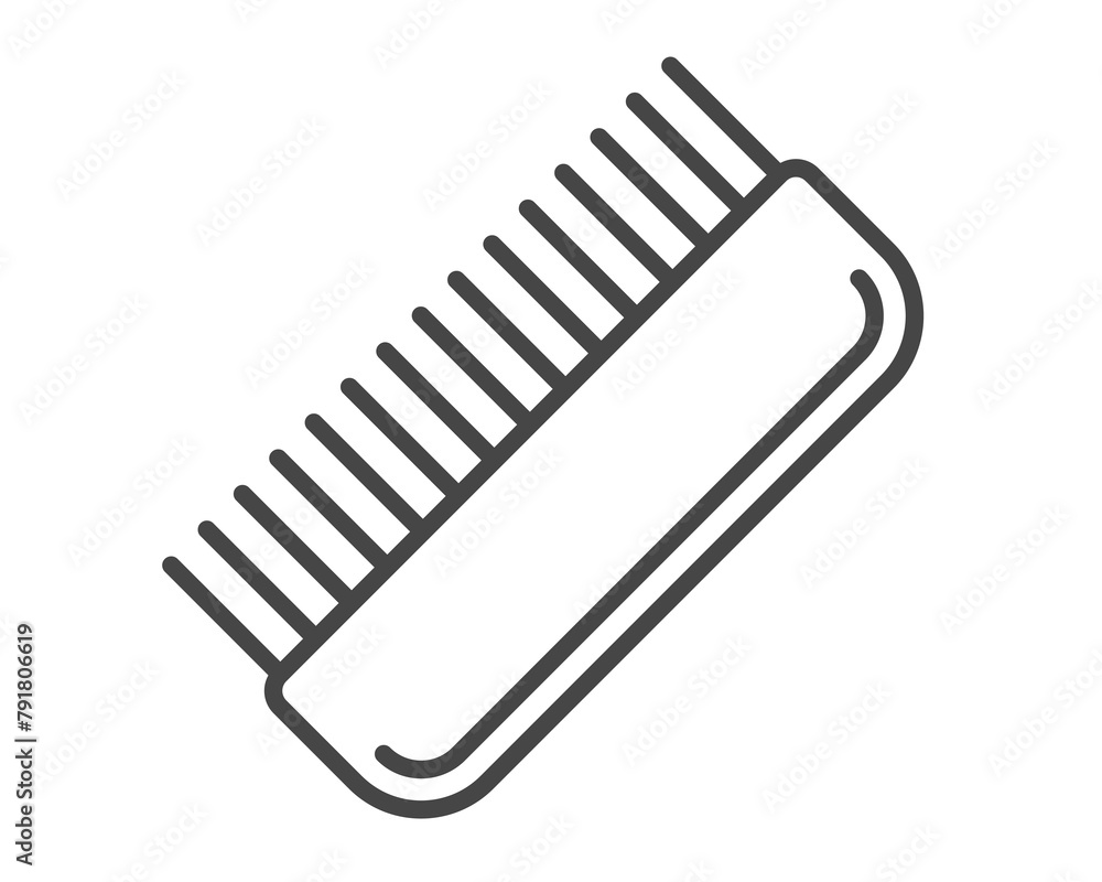 Vector graphic icons of beauty in the form of combs for massage or darsonval procedures. Vector graphic icons of beauty in the form of combs for massage or darsonval procedures.