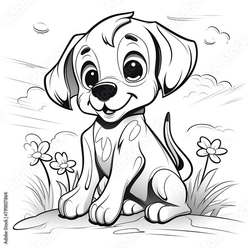 puppy dog coloring page